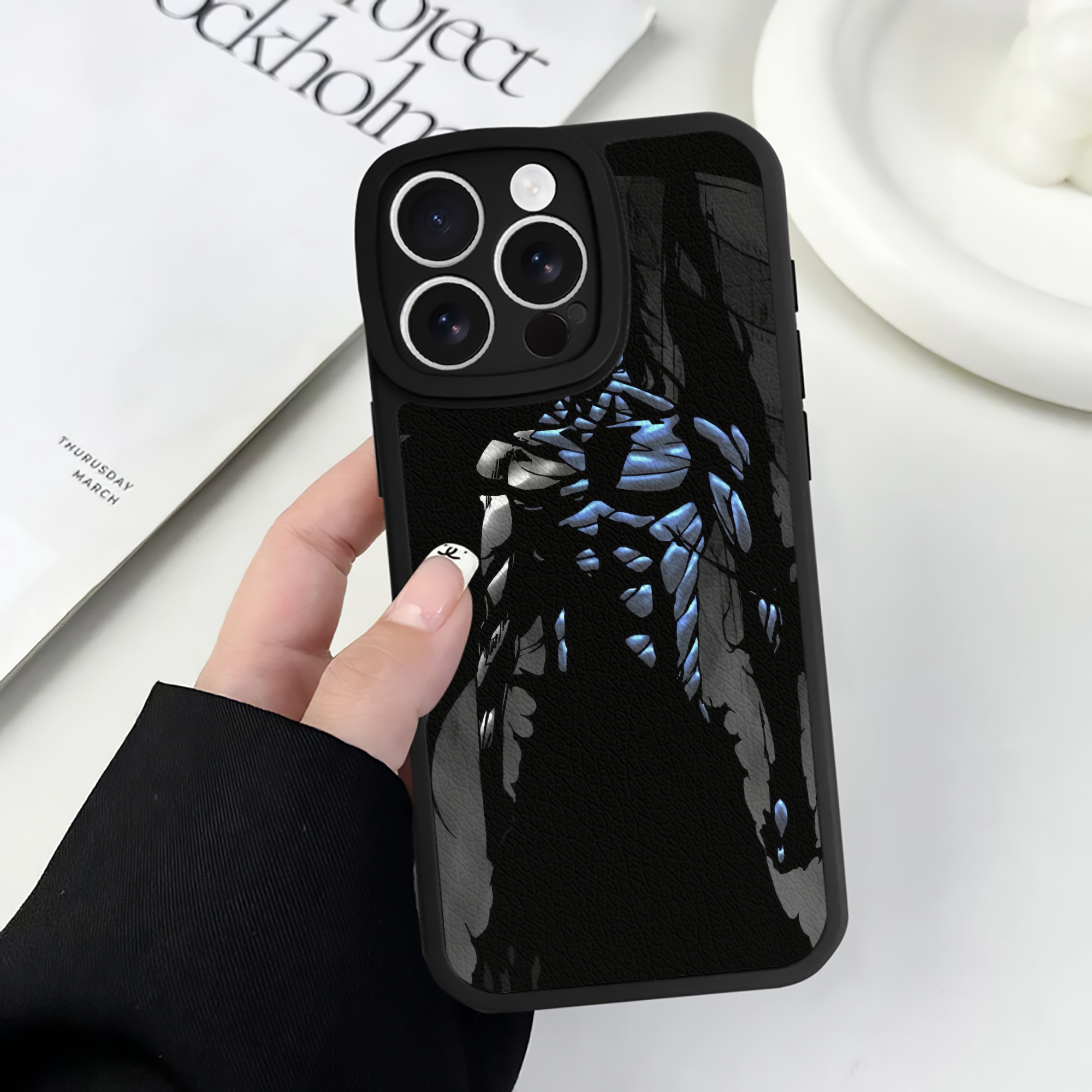 （画像用） ブリーチ BLEACH 【iPhone 16シリーズ対応】シリコンスマホケース（レザー調） 材質：シリコン